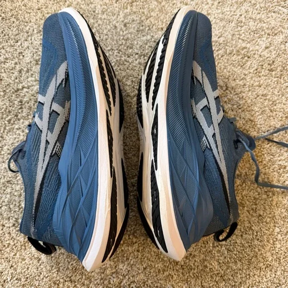 ASICS Superblast Men Running Shoes Blue Grey 1013A142 Size 11.5 US